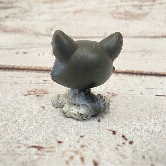 LITTLEST PET SHOP Authentic Black White Husky - Picture 2 of 4